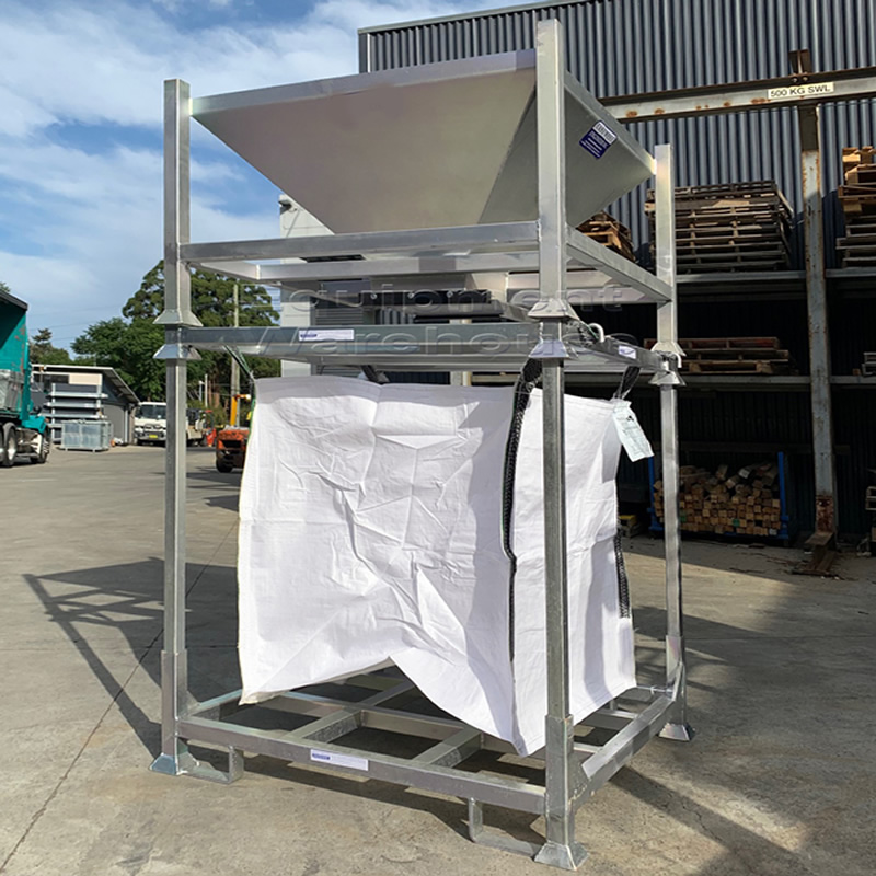 Bulk Bag Filling Hopper with Slide Valve Equipment Warehouse Pty Ltd